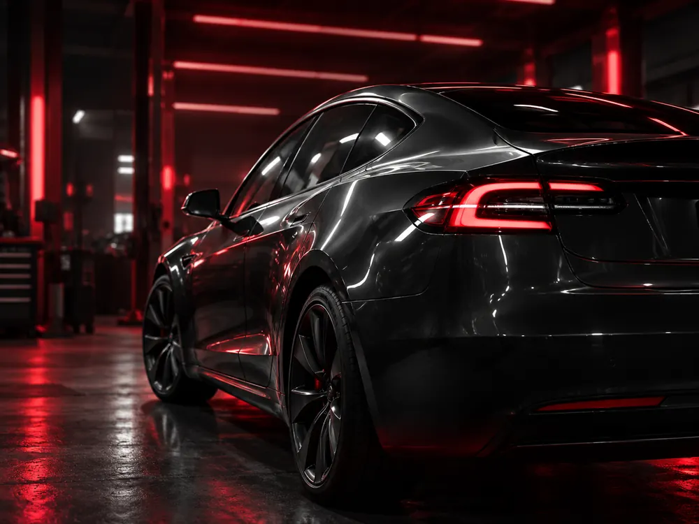 Tesla and aluminium panel dent repair